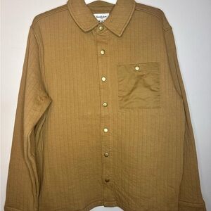 GOODFELLOW Quilted Button-Up Dress Shirt